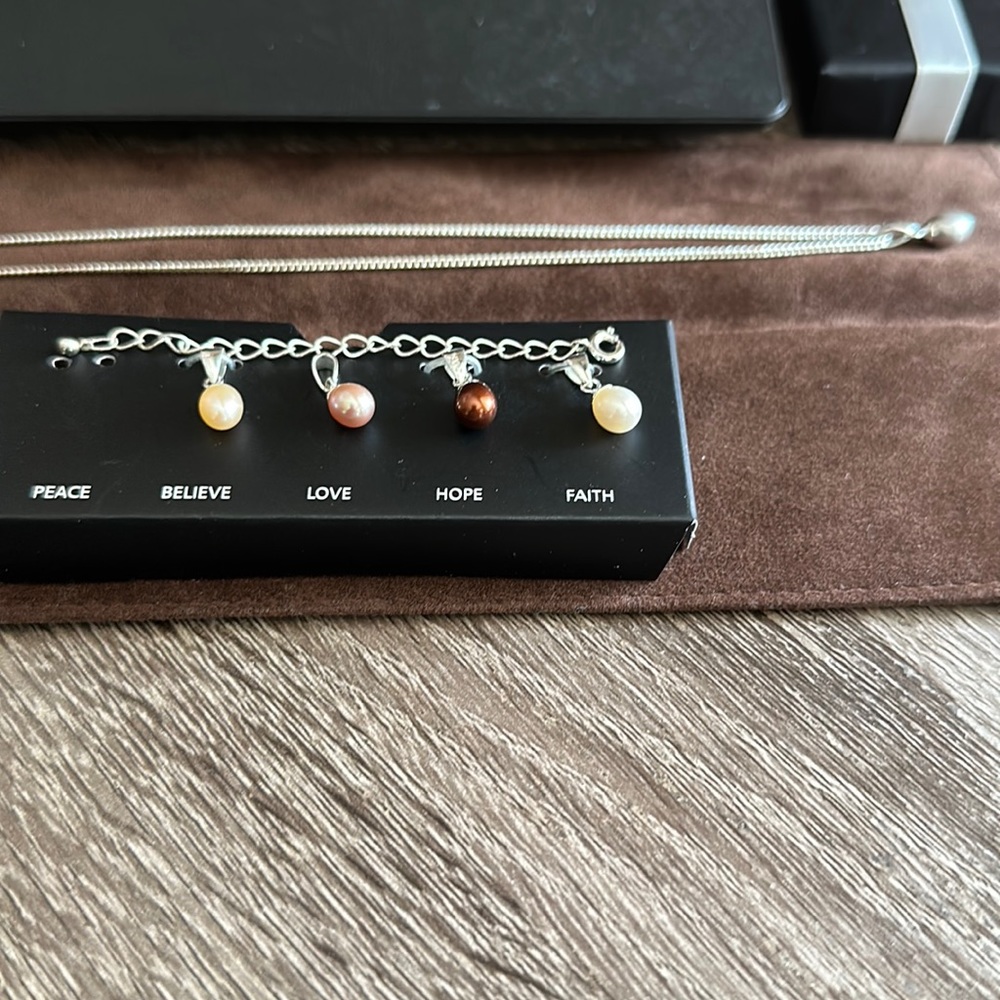 8” Silver necklace